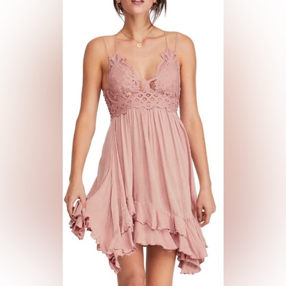 Free People Adella Slip Dress - Picture 2 of 14